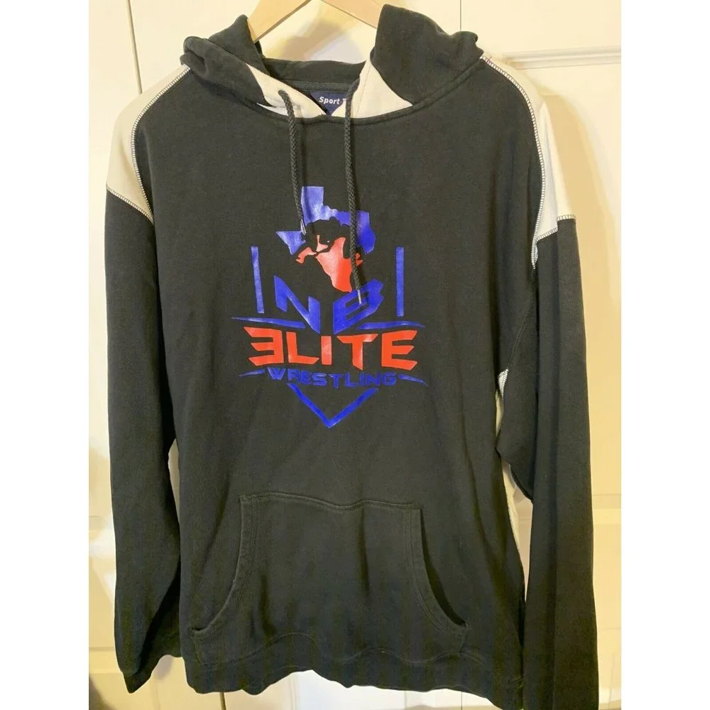 Sport‎ Tek Lansing High wrestling long sleeve zippered pullover Sz small black